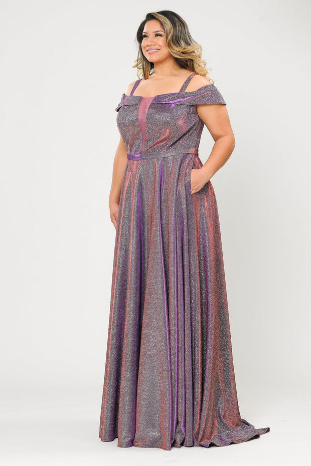 Glitter dress sale plus