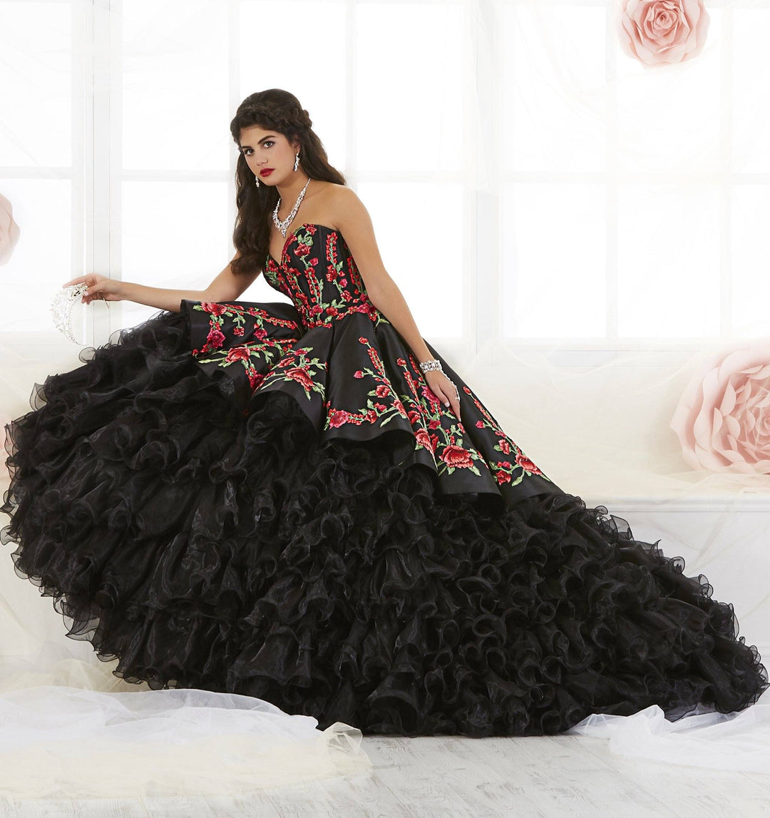 Rose Charro Quinceanera Dress by House of Wu 26892-Quinceanera Dresses-ABC Fashion