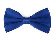Royal Blue Bow Ties with Matching Pocket Squares-Men's Bow Ties-ABC Fashion