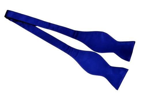 Royal Blue Silk Self Tie Bow Ties-Men's Bow Ties-ABC Fashion