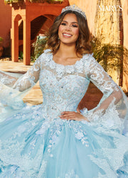 Ruffled Lace Quinceanera Dress by Alta Couture MQ3088