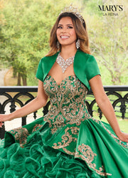 Ruffled Quinceanera Dress by Mary's Bridal MQ2144