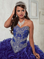 Ruffled Quinceanera Dress with Mini Skirt by House of Wu 26801