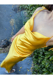 Satin Midi Dress by Cinderella Divine BD103 - Outlet