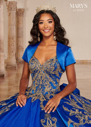 Satin Quinceanera Dress by Mary's Bridal MQ2138
