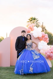 Satin Quinceanera Dress by Mary's Bridal MQ2138