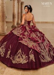 Satin Quinceanera Dress by Mary's Bridal MQ2138