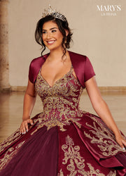 Satin Quinceanera Dress by Mary's Bridal MQ2138