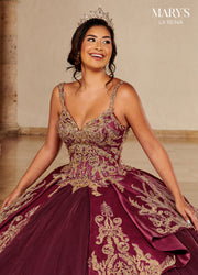 Satin Quinceanera Dress by Mary's Bridal MQ2138