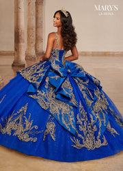 Satin Quinceanera Dress by Mary's Bridal MQ2138