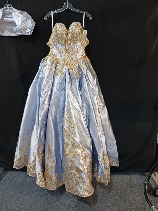 Satin Sweetheart Quinceanera Dress by House of Wu 26977
