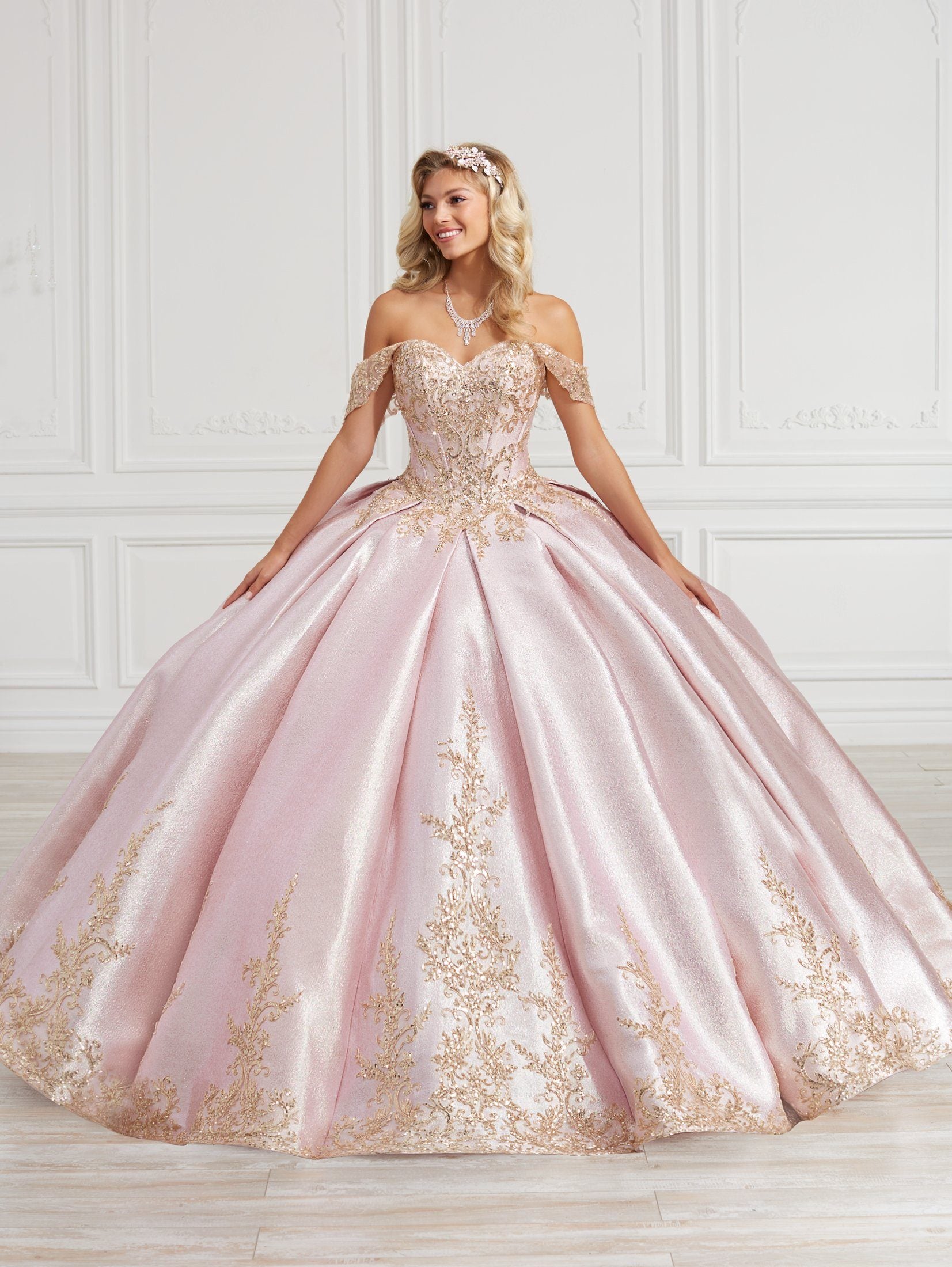 Satin Sweetheart Quinceanera Dress by House of Wu 26977
