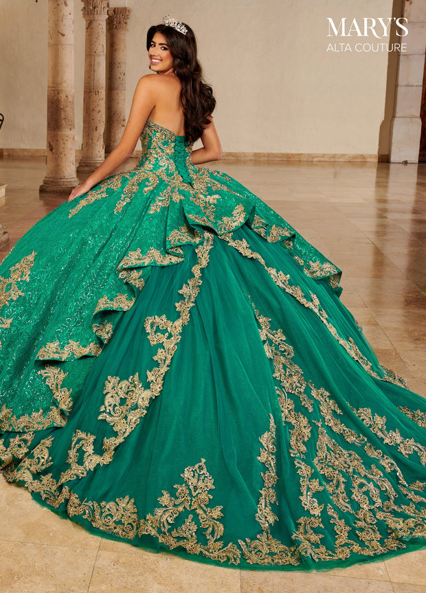 Sequin Lace Quinceanera Dress by Alta Couture MQ3077