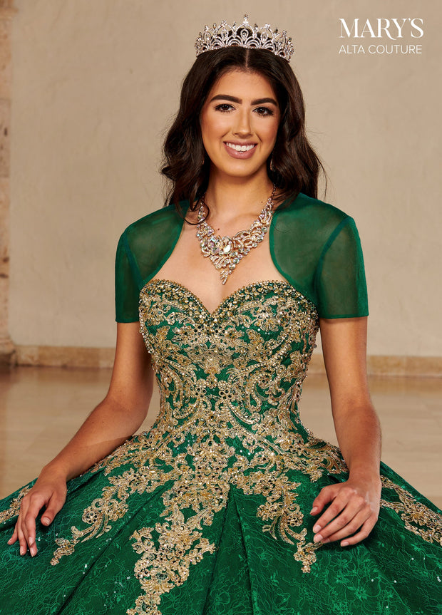 Sequin Lace Quinceanera Dress by Alta Couture MQ3077