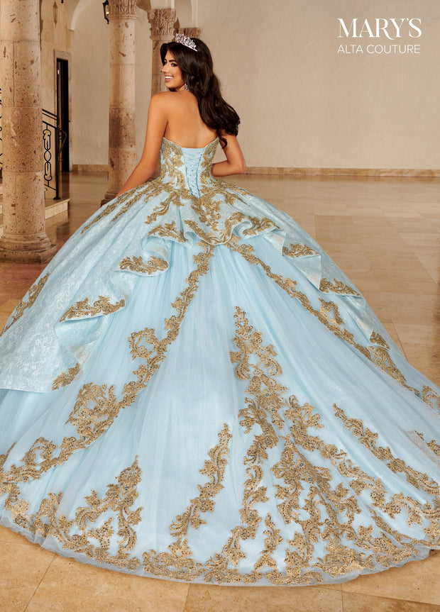 Sequin Lace Quinceanera Dress by Alta Couture MQ3077