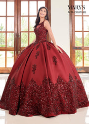 Sequin Mikado Quinceanera Dress by Alta Couture MQ3038-Quinceanera Dresses-ABC Fashion