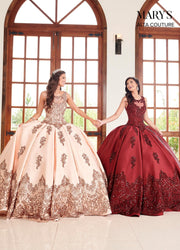 Sequin Mikado Quinceanera Dress by Alta Couture MQ3038-Quinceanera Dresses-ABC Fashion