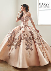 Sequin Off the Shoulder Quinceanera Dress by Alta Couture MQ3025-Quinceanera Dresses-ABC Fashion