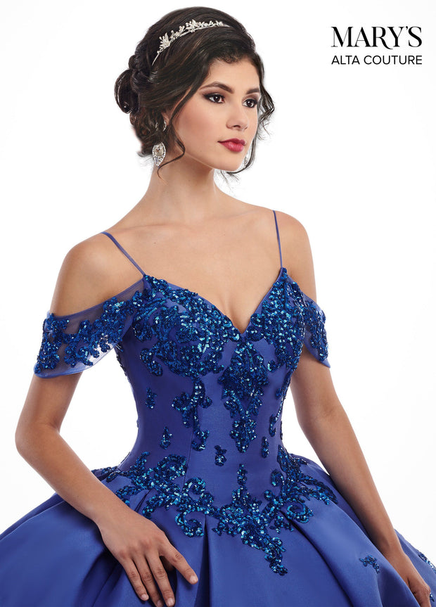 Sequin Off the Shoulder Quinceanera Dress by Alta Couture MQ3025-Quinceanera Dresses-ABC Fashion