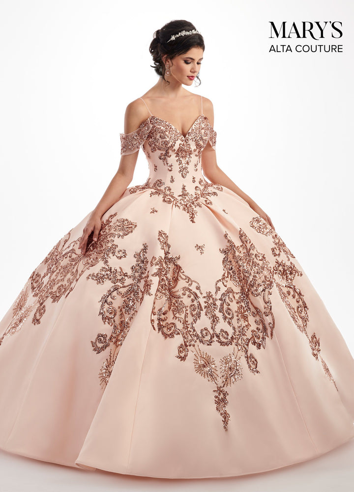 Sequin Off the Shoulder Quinceanera Dress by Alta Couture MQ3025-Quinceanera Dresses-ABC Fashion