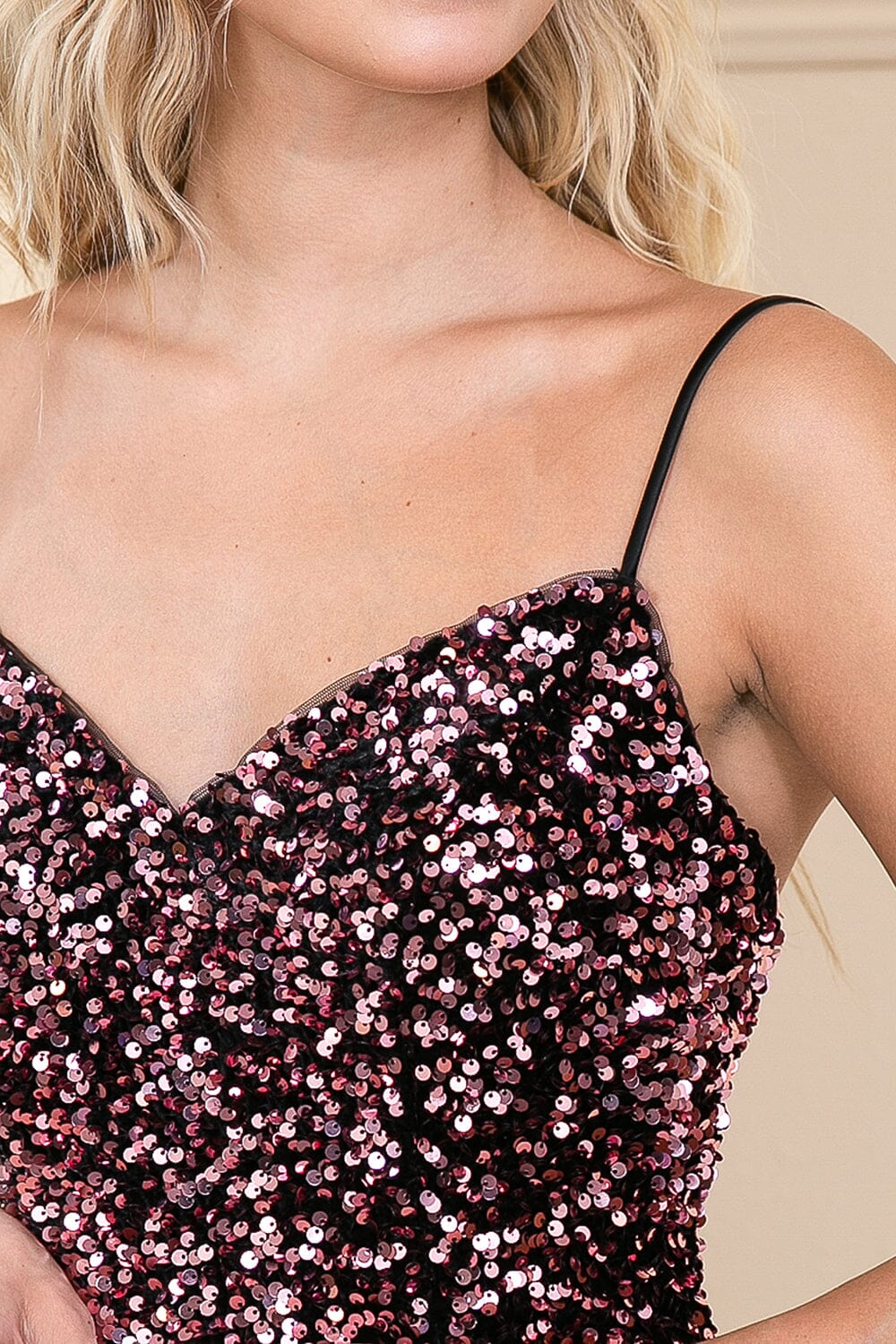 Sequin Short Strapless Dress by Amelia Couture 395S