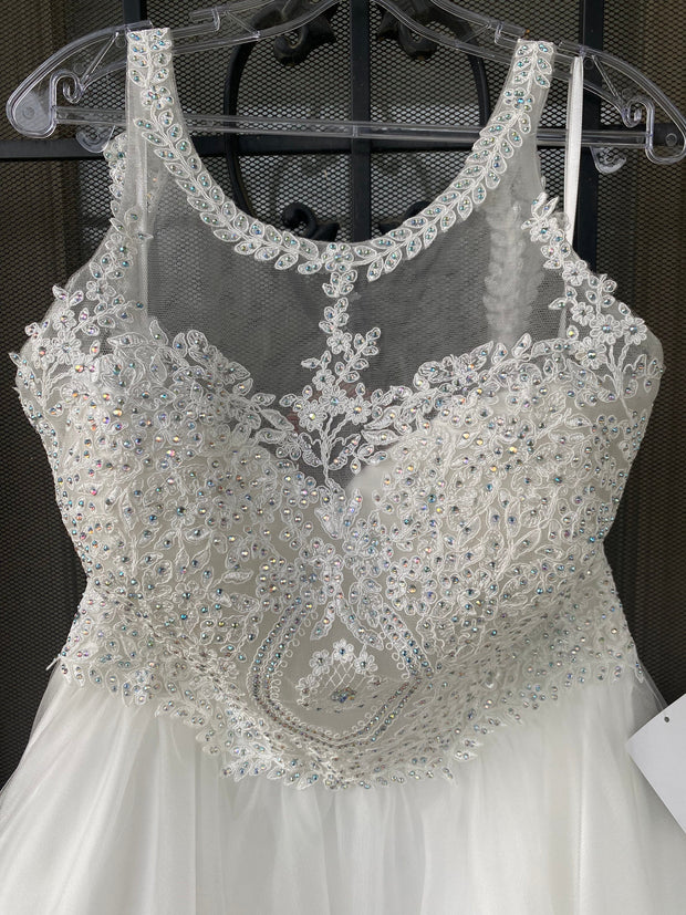 Short Lace Applique Dress by Cinderella Divine UJ0119