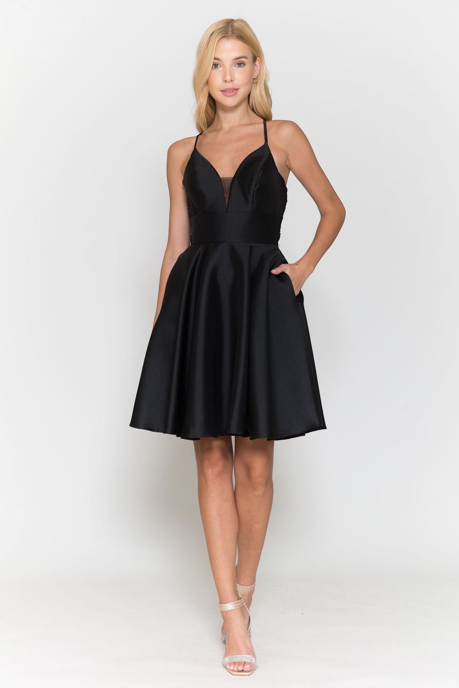 Retro Khaki A-Line Bowdot Short Party Dress Vintage Homecoming Dress, DP5425 main image 1