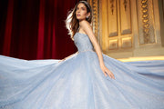 Sleeveless Beaded Quinceanera Dress by Ragazza DV96-596