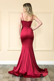 Sleeveless Charmeuse Mermaid Dress by Poly USA 9006