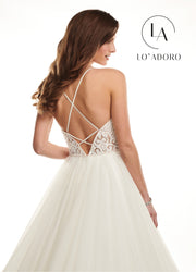 Sleeveless Organza A-Line Wedding Dress by Mary's Bridal M720