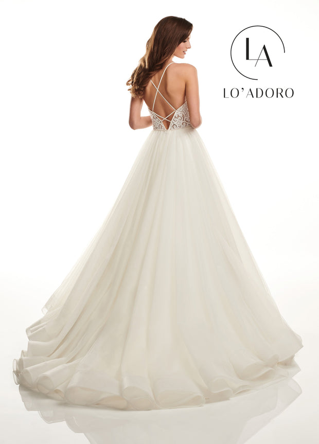 Sleeveless Organza A-Line Wedding Dress by Mary's Bridal M720