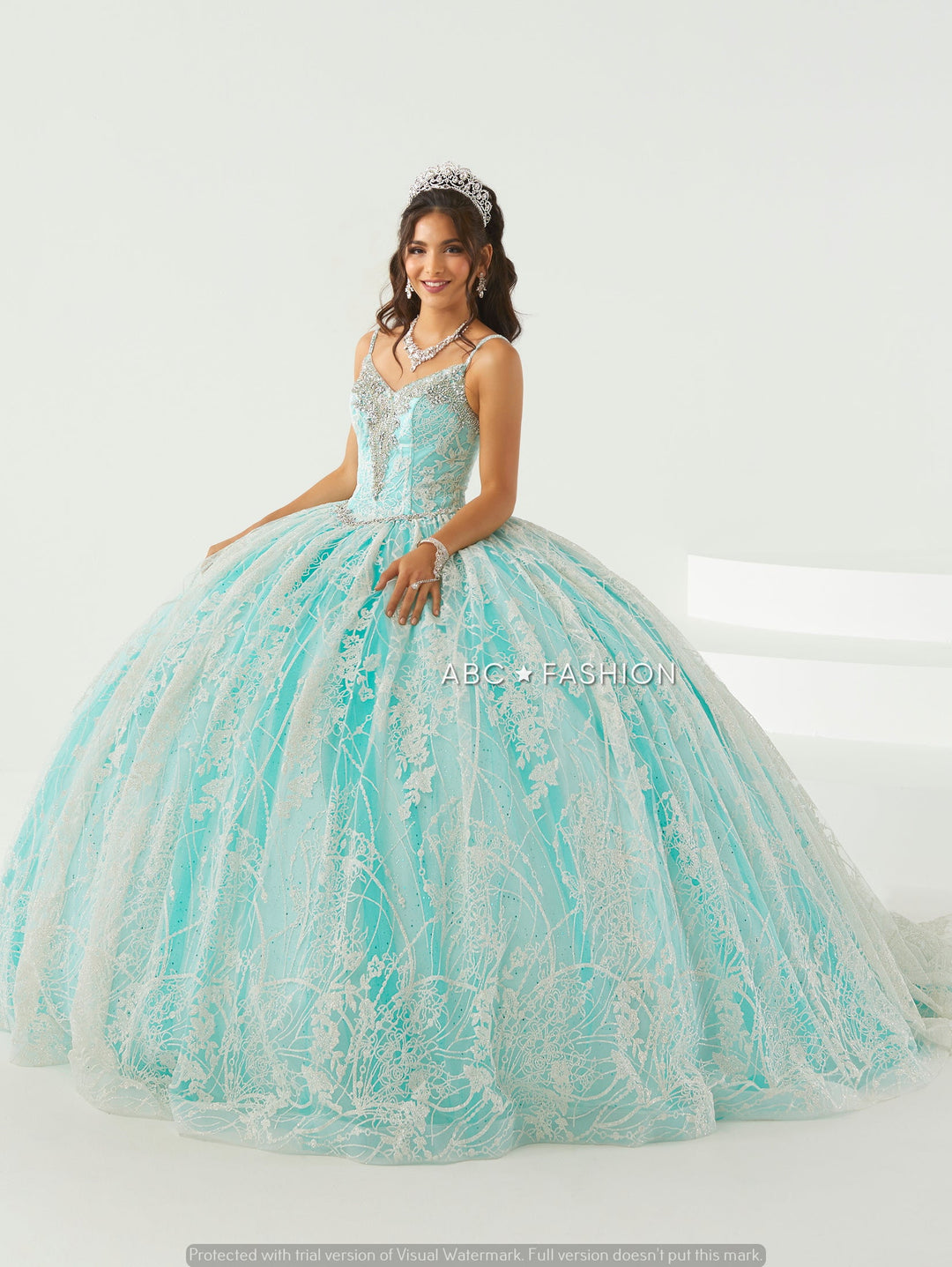 Sleeveless Quinceanera Dress by House of Wu 26003