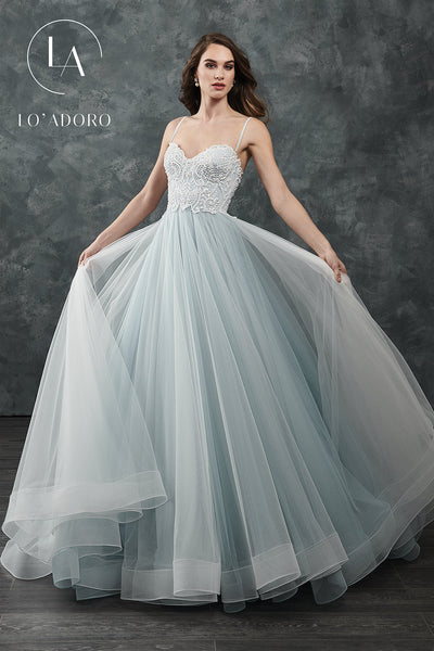 Sleeveless Sweetheart Tulle Wedding Dress by Mary's Bridal M644