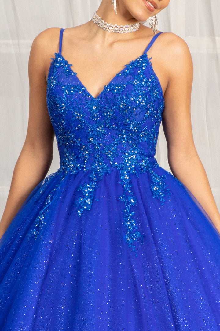 Sleeveless V-Neck Ball Gown by Elizabeth K GL1989