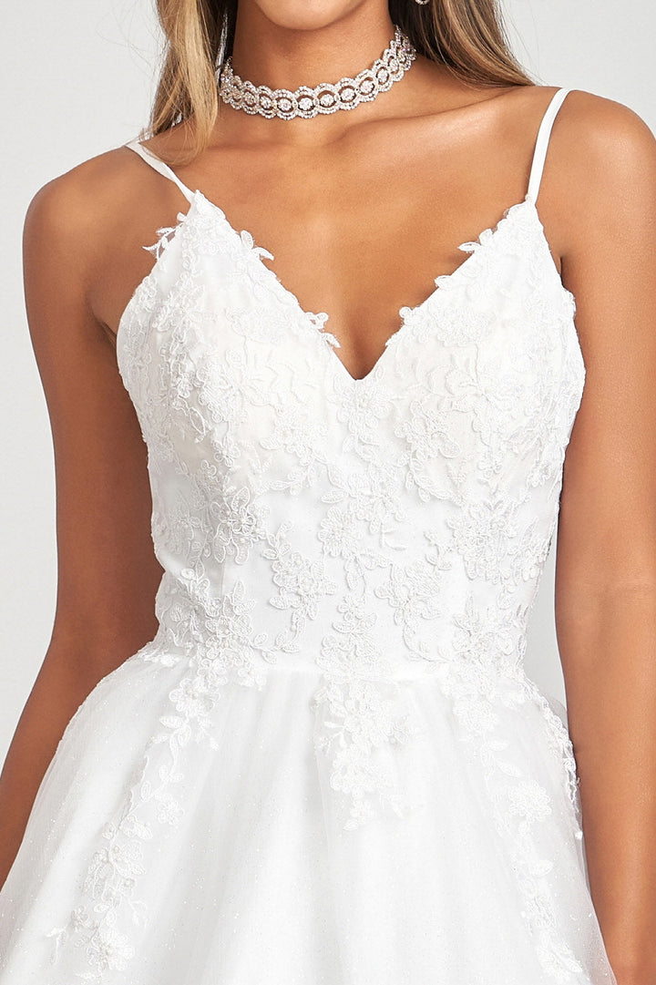 Sleeveless V-Neck Ball Gown by Elizabeth K GL1989