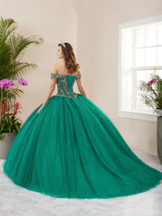 Sparkle Off Shoulder Quinceanera Dress by Fiesta Gowns 56406