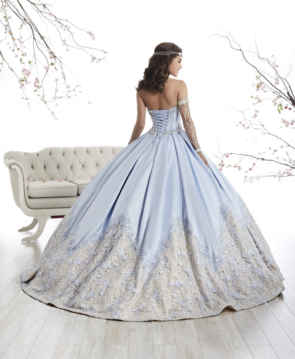 Strapless A-line Satin Quinceanera Dress by House of Wu 26874-Quinceanera Dresses-ABC Fashion