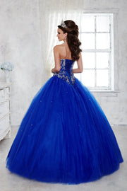 Strapless Beaded Dress by House of Wu Fiesta Gowns Style 56281-Quinceanera Dresses-ABC Fashion