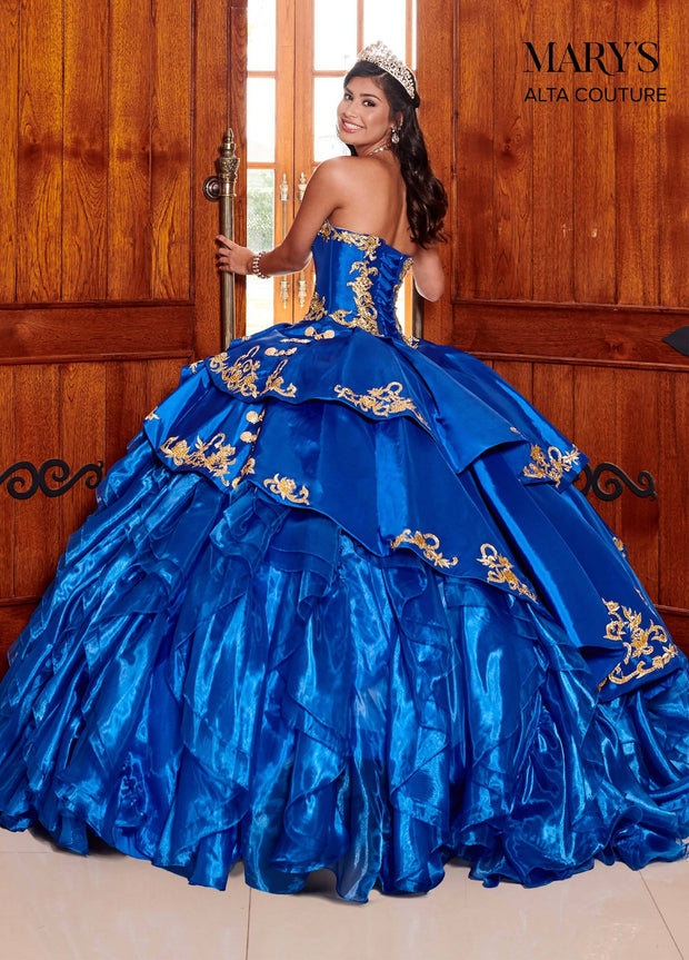 Strapless Charro Quinceanera Dress by Alta Couture MQ3049-Quinceanera Dresses-ABC Fashion