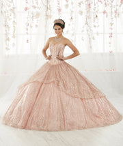 Strapless Glitter Quinceanera Dress by House of Wu 26923-Quinceanera Dresses-ABC Fashion