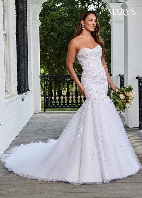 Floral Sustainable Wedding Gown with Ruffle Skirt – Natalie Gown