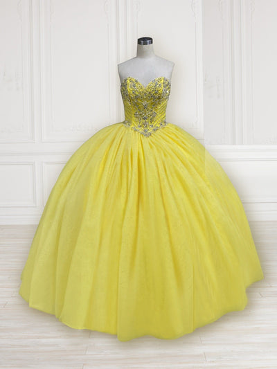 Strapless Quinceanera Dress by Fiesta Gowns 56415 (Size 24 - 30)