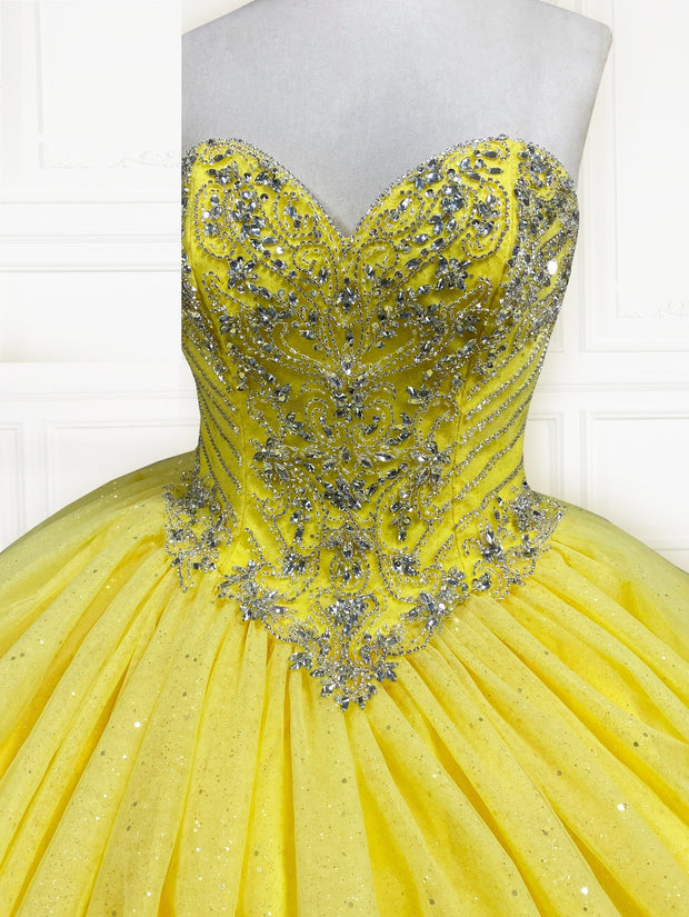 Strapless Quinceanera Dress by Fiesta Gowns 56415 (Size 24 - 30)