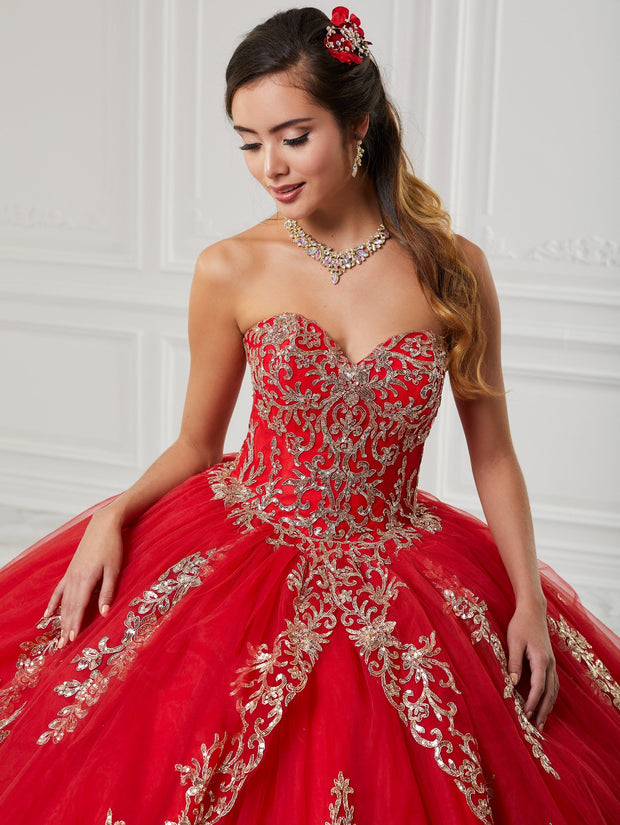 Strapless Quinceanera Dress by Fiesta Gowns 56426