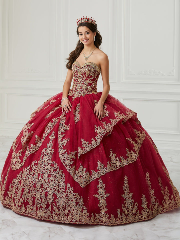 Strapless Quinceanera Dress by Fiesta Gowns 56430