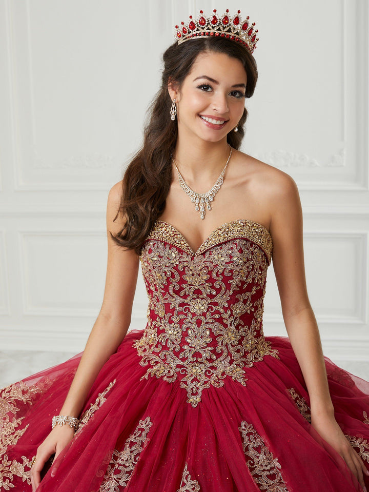 Strapless Quinceanera Dress by Fiesta Gowns 56430