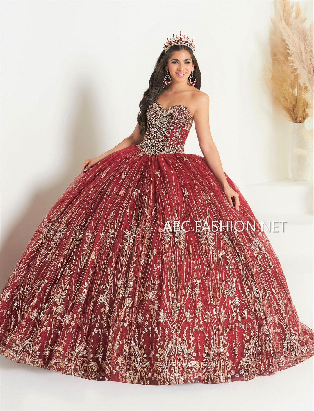 Strapless Quinceanera Dress by Fiesta Gowns 56458