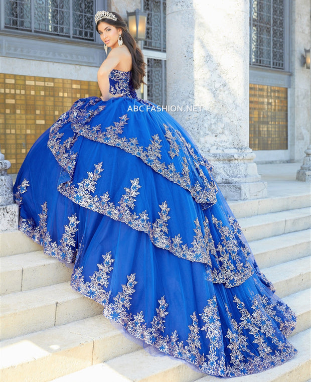 Strapless Quinceanera Dress by House of Wu 26033
