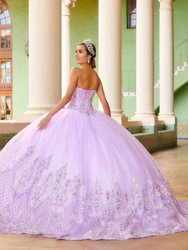 Strapless Quinceanera Dress by House of Wu 26988