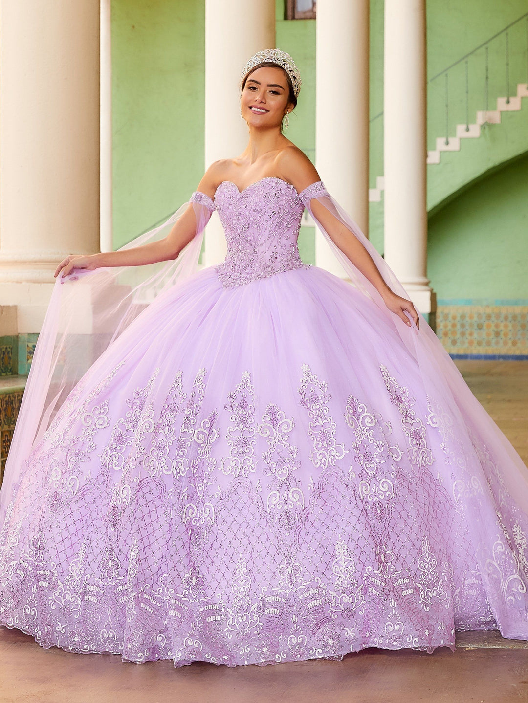 Strapless Quinceanera Dress by House of Wu 26988